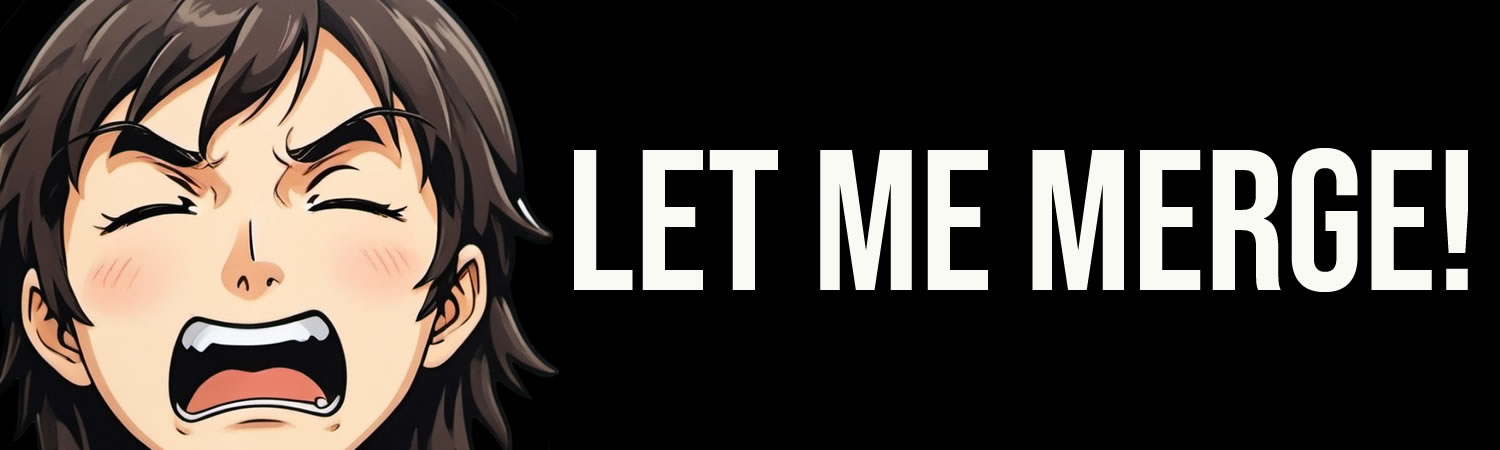 Let Me Merge Vinyl Bumper Sticker  Window Cling or Bumper Sticker Magnet in UV Laminate Coating