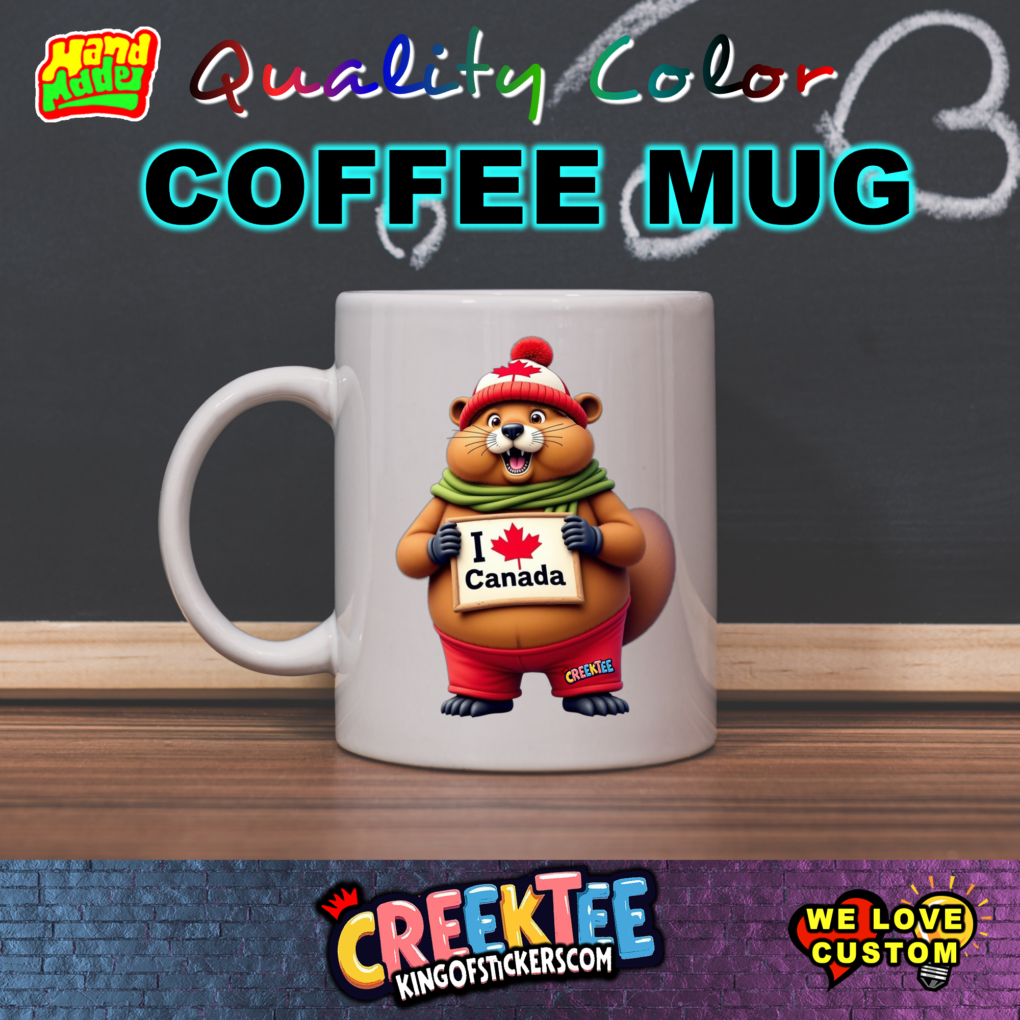 I Love Canada Coffee Mug 