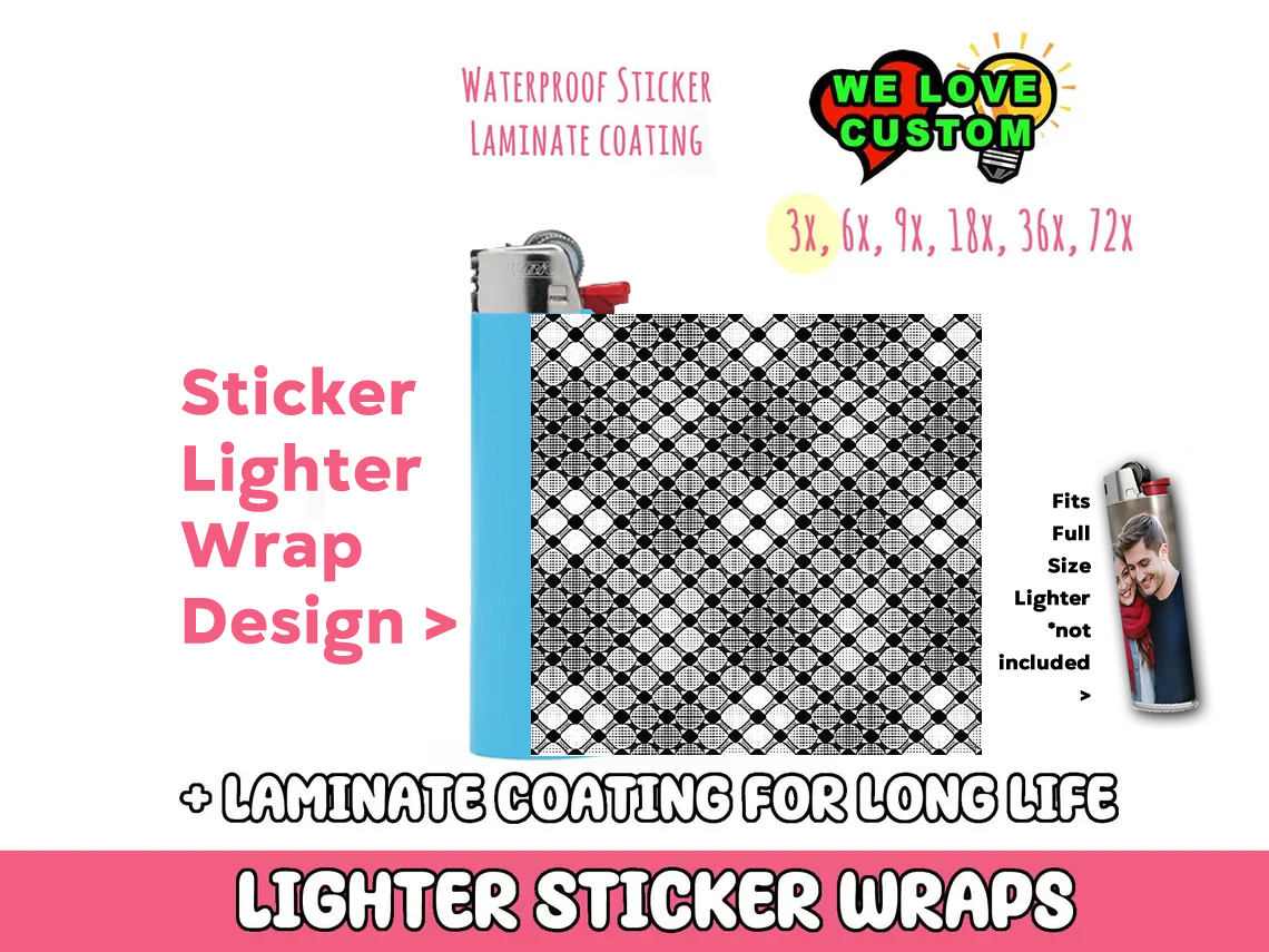 Lighter Wrap Sticker Design Lighter Wraps  Your Custom Photo or Text